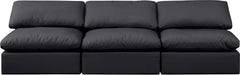 Indulge - Faux Leather 3 Seat Modular Armless Sofa - Simple Home Plus