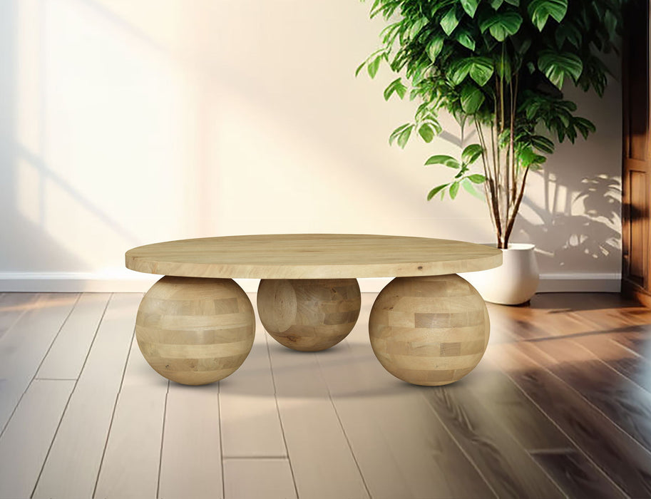 Spherical - Wood Coffee Table - Simple Home Plus