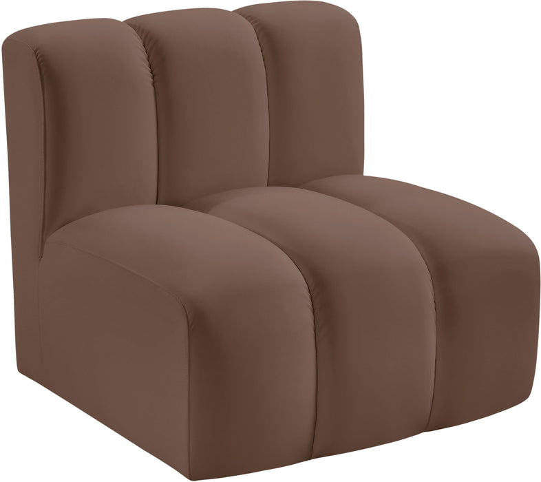 Arc - Faux Leather Straight Chair - Simple Home Plus