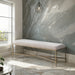 Valley - Bench With Gold Frame - Simple Home Plus