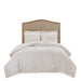 Bahari - 3 Piece Tufted Palm Comforter Set - Off White - Simple Home Plus