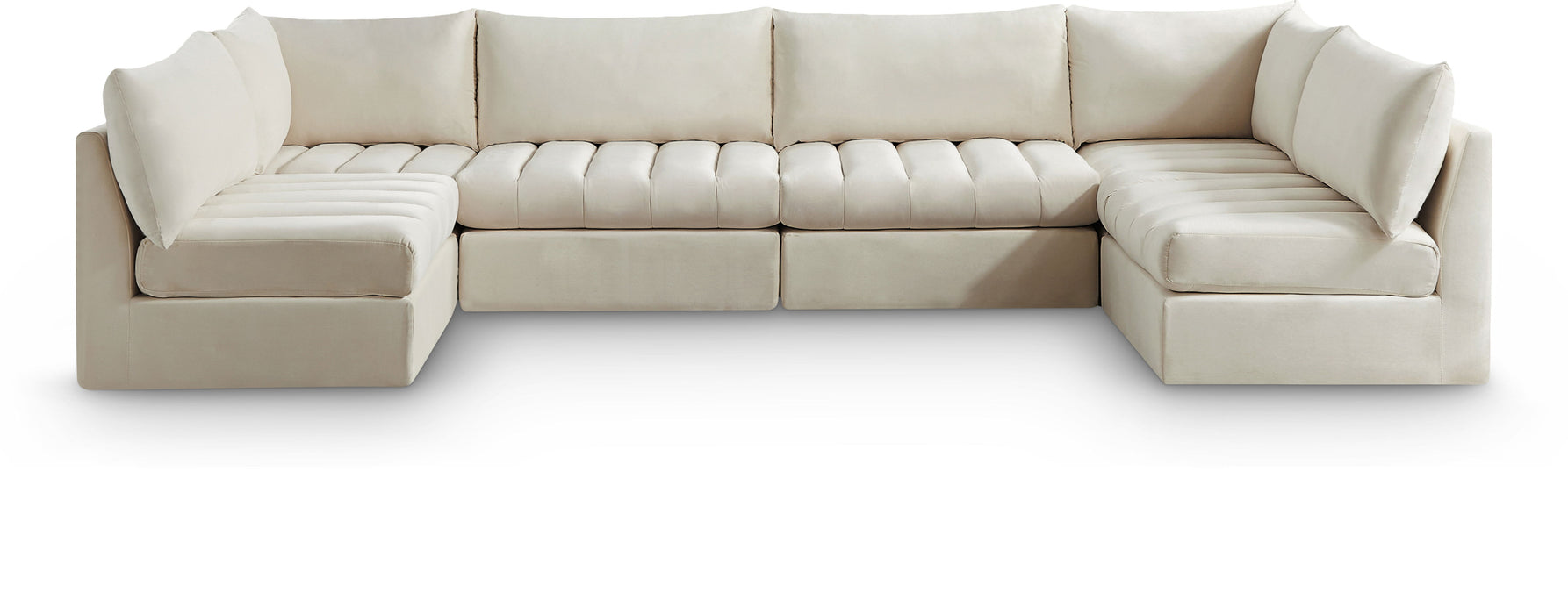 Jacob - Modular U-Shaped Sectional 6 Piece - Simple Home Plus