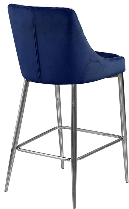 Karina - Stool with Chrome Legs (Set of 2) - Simple Home Plus