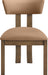 Lavrin - Vegan Leather Upholstered Dining Side Chair (Set of 2) - Walnut Base - Simple Home Plus