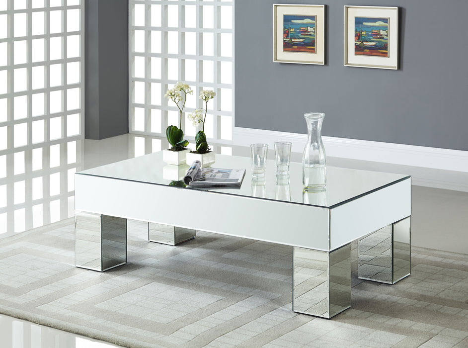 Lainy - Coffee Table - Pearl Silver - Simple Home Plus