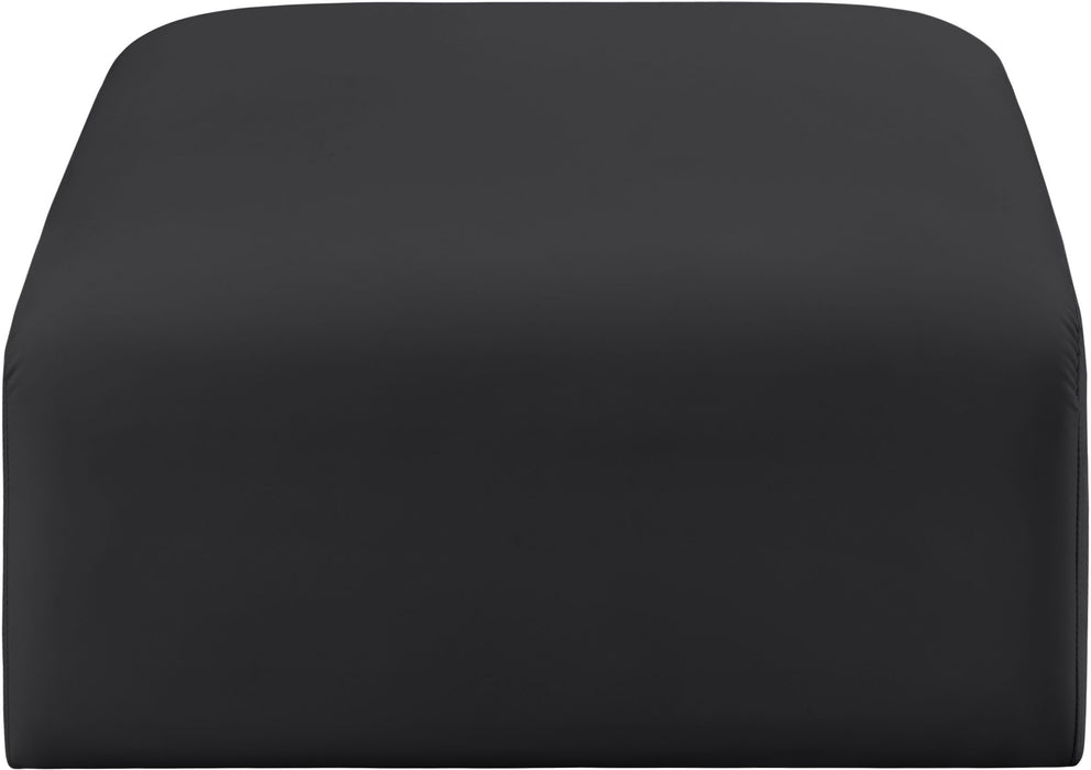 Arc - Faux Leather Ottoman - Simple Home Plus