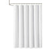 Metro - Woven Clipped Solid Shower Curtain - White - Simple Home Plus