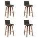 Vienna - 26" Swivel Counter Stool - Walnut Wood - Simple Home Plus