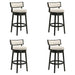 Noely - Modern Farmhouse Swivel Wood Bar Height Kitchen Bar Stool - Simple Home Plus
