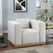 Alfie - Linen Textured Fabic Chair - Simple Home Plus