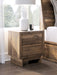 Chirason - Brown - Two Drawer Night Stand - Simple Home Plus