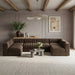 Rummi - Armless Velvet Performance Fabric Upholstered 6 Piece Modular Sectional - Simple Home Plus
