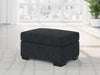 Jasmine Peaks - Ottoman - Coal - Simple Home Plus