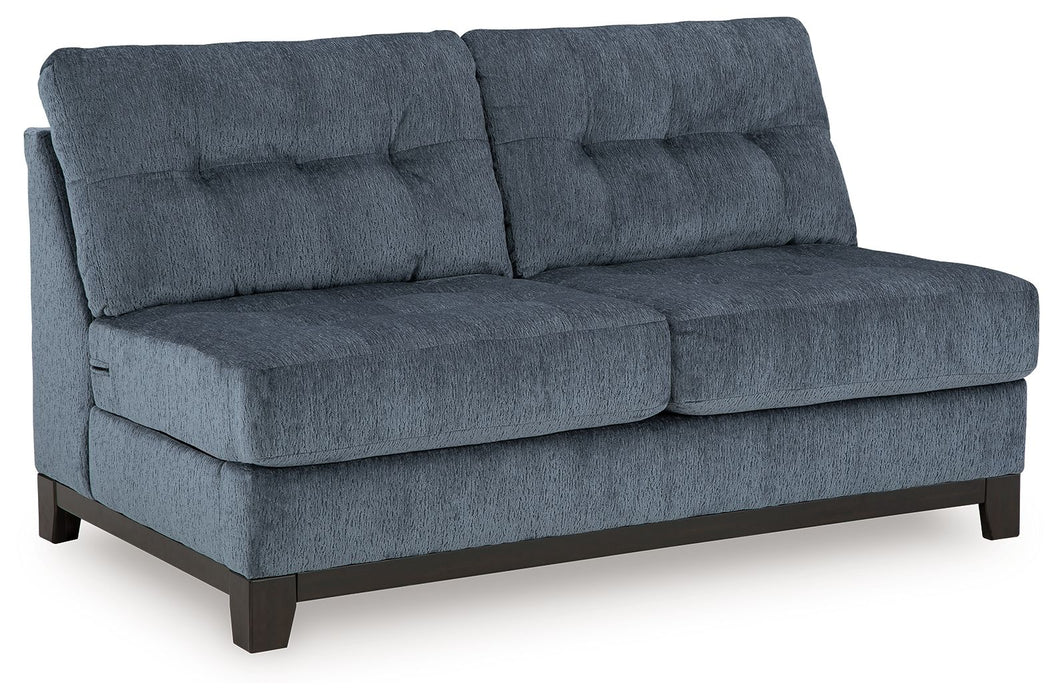 Maxon Place - Armless Loveseat - Navy - Simple Home Plus