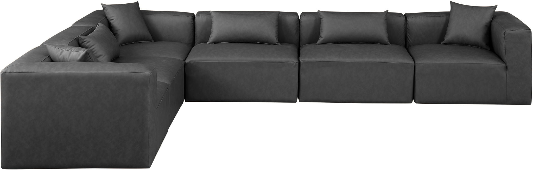 Cube - 6 Piece Modular Corner Sectional - Simple Home Plus