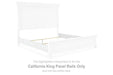 Kanwyn - Cal King Panel Rails - Whitewash - Simple Home Plus
