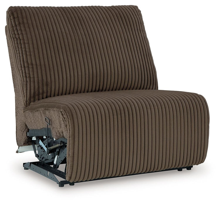 Top Tier - Armless Recliner - Chocolate - Simple Home Plus