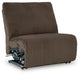 Top Tier - Armless Recliner - Chocolate - Simple Home Plus