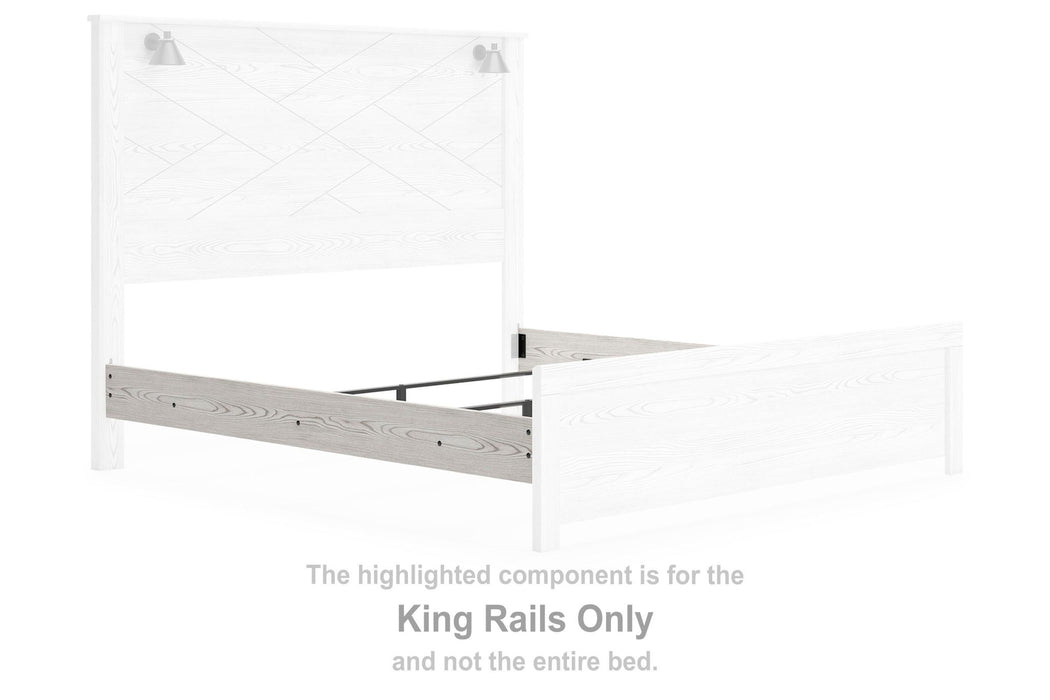 Gerridan - King Rails - White - Simple Home Plus