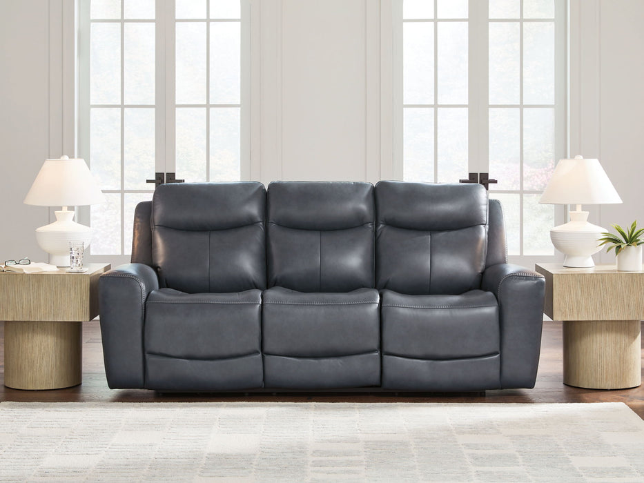 Next Move - Power Reclining Sofa With Adjustable Headrest - Simple Home Plus