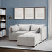 Molly - Modular Ottoman - Silver Gray - Simple Home Plus