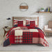 Sunset - King Oversized Coverlet Mini Set - Red - Simple Home Plus