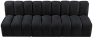 Arc - Velvet 3 Piece Modular Straight Sofa - Simple Home Plus