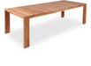 Tulum - Teak Outdoor Patio Dining Table - Natural - Simple Home Plus
