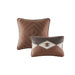 Bitter Creek - California King Oversized Comforter Set - Gray / Brown - Simple Home Plus