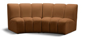 Infinity - 2 Piece Modular Sectional - Saddle - Simple Home Plus