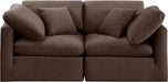 Indulge - Velvet 2 Seat Modular Sofa - Simple Home Plus