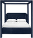 Salina - Velvet Upholstered Bed - Simple Home Plus