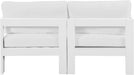 Nizuc - Outdoor Patio 2 Seat Modular Sofa With White Frame - Simple Home Plus