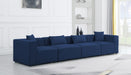 Cube - Linen Modular 4 Seat Sofa - Simple Home Plus