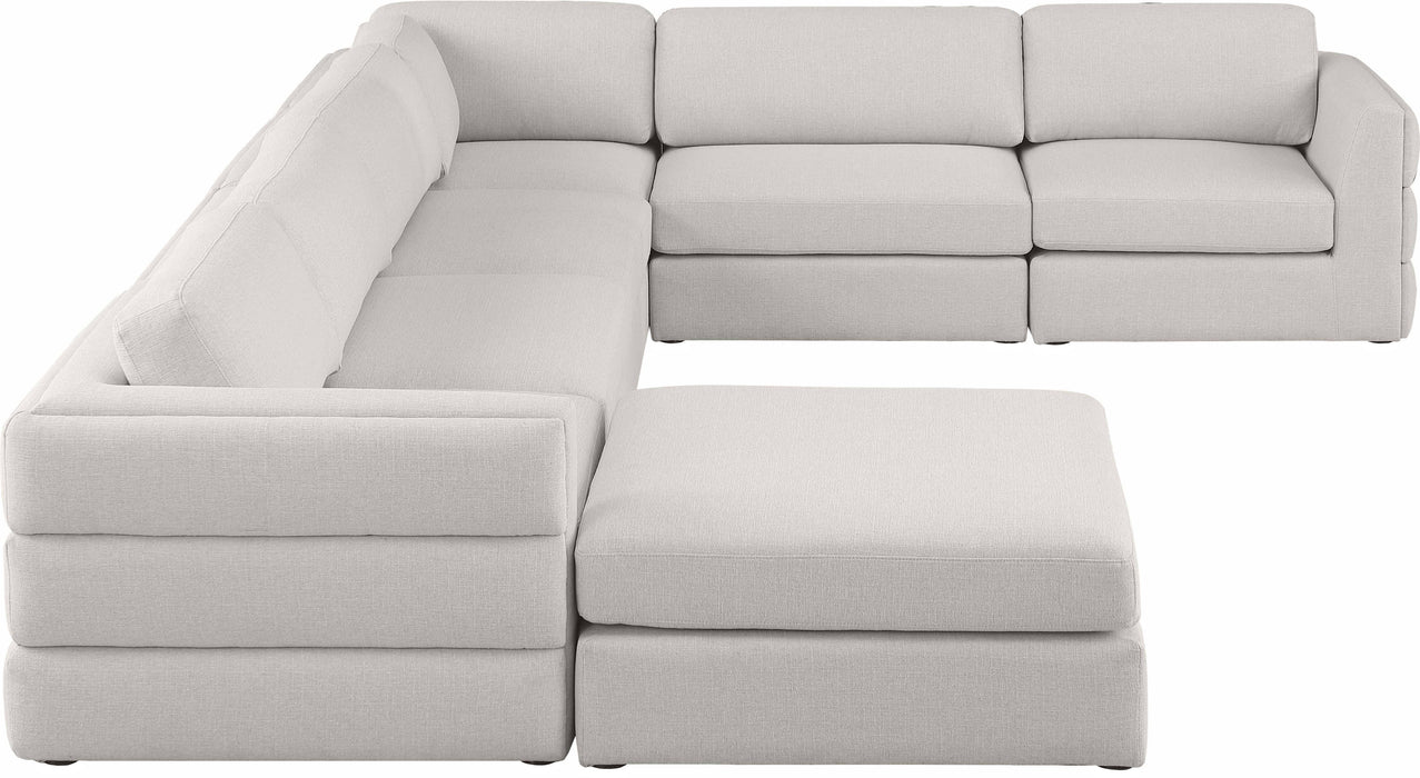 Beckham - 7 Piece Modular Sectional With Chaise - Simple Home Plus