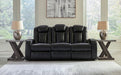 Caveman Den - Midnight - Power Reclining Sofa With Adj Headrest - Simple Home Plus