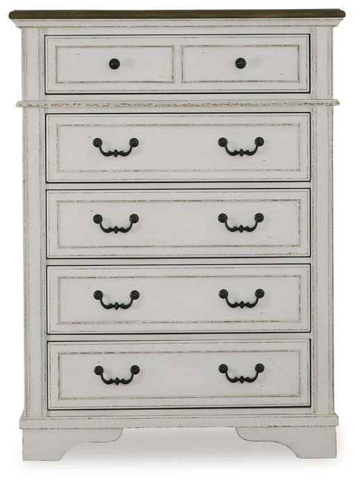 Blendon - Two-tone - Five Drawer Chest - Simple Home Plus