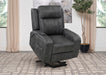 Raelynn - Upholstered Track Arm Recliner - Simple Home Plus