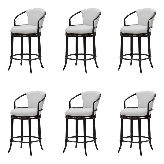 Otis - Upholstered Swivel Counter Height Barstool