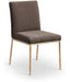 Reeves - Dining Side Chair (Set of 2) - Gold Base - Simple Home Plus