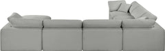 Comfy - 7 Piece Linen Modular Sectional With Chaise - Simple Home Plus