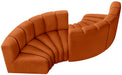 Arc - Velvet 4 Piece Curved Modular Sofa - Simple Home Plus
