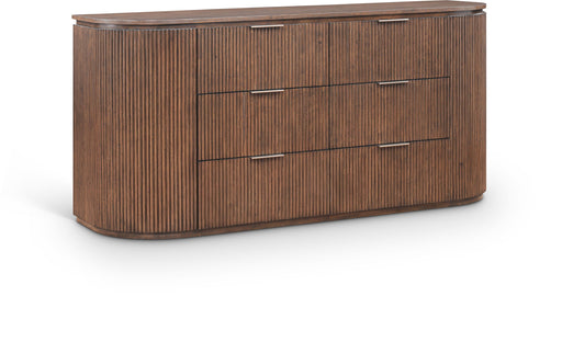 Astrid - Solid Wood And Oak Veneer Dresser - Simple Home Plus