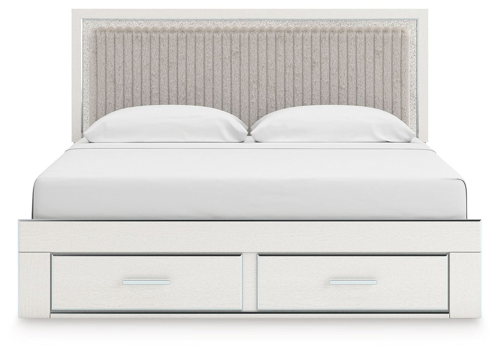 Zuraleus - Upholstered Panel Platform Storage Bed - Simple Home Plus