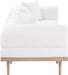 Laguna - 3 Piece Resilient Water Resistant Fabric 106.5" Upholstered Outdoor Patio Modular Sofa - Simple Home Plus