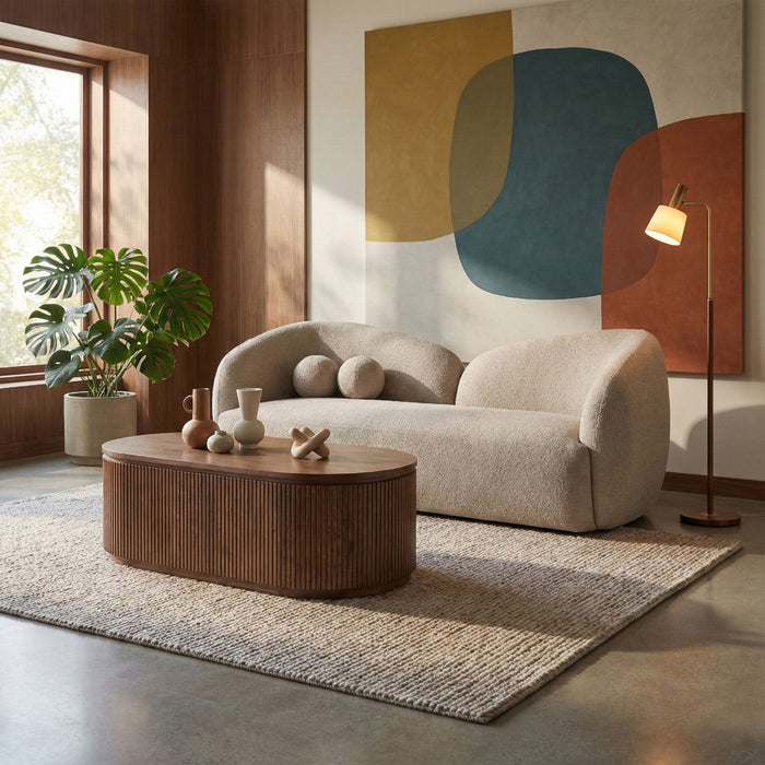 Elowen - Fabric Upholstered Sofa - Simple Home Plus