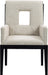 Gwendolyn - Dining Arm Chair With Black Frame - Simple Home Plus