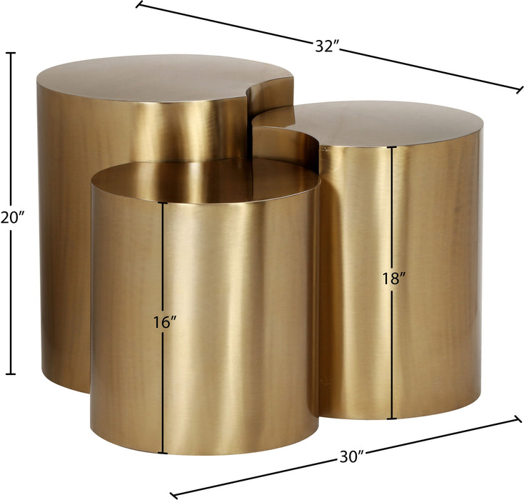 Dimple - 20" 3 Piece Modular End Table - Simple Home Plus
