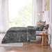 Felicia - Twin Comforter Set - Gray - Simple Home Plus