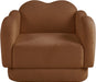 Bloom - Teddy Fabric Chair - Saddle - Simple Home Plus